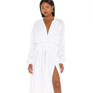 Hemant and Nandita Mav Maxi White Dress